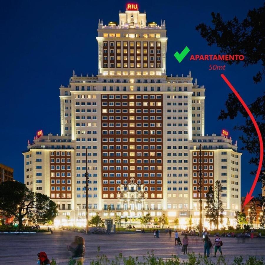 Centrico Plaza Espana - Gran Via Madrid Luaran gambar